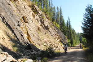 Biking on a Rail to Trail in the Black Hills of S.D. - (c) 2007 Ted Grellner Biking on a Rail to Trail in the Black Hills of S.D. - (c) 2007 Ted Grellner